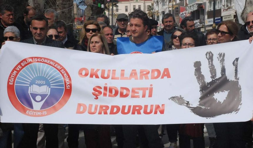 Sinop Eğitim-İş Sendikası okulda şiddeti kınadı