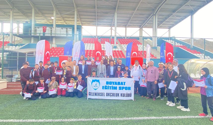 Türk Okçuluk Müsabakası Boyabat'ta yapıldı