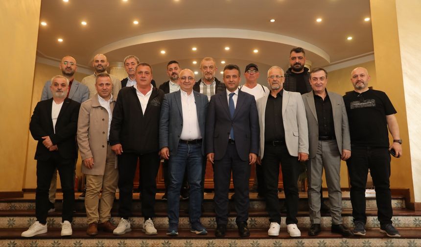 Samsun Büyükşehir Belediye Başkanı Doğan'a basın mensuplarından ziyaret