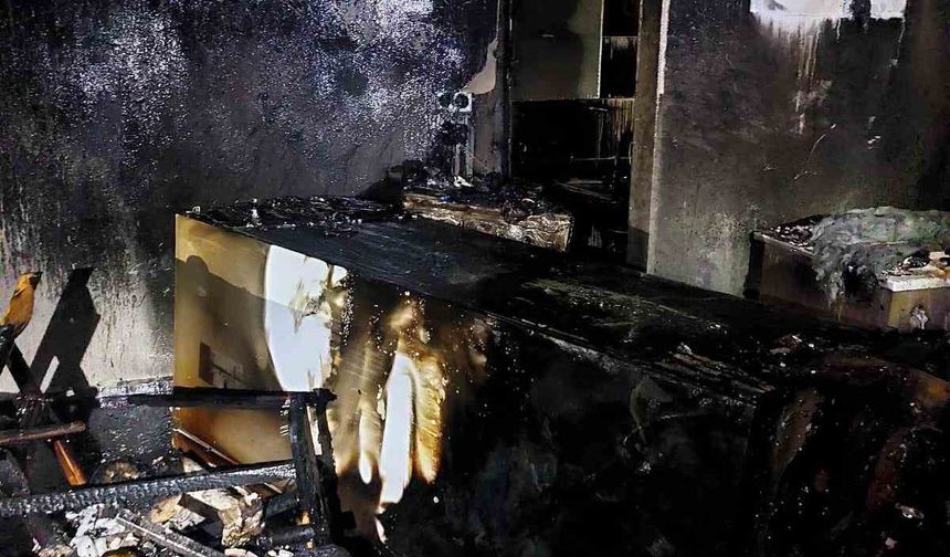 Dörtyol’da çıkan ev yangını söndürüldü