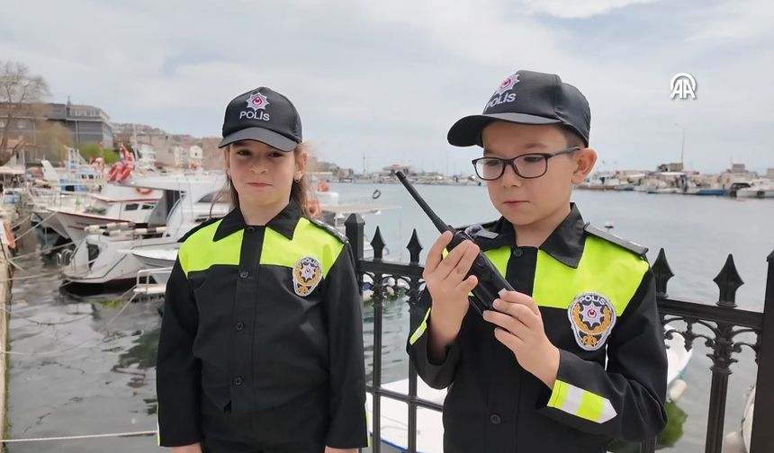 Sinop'ta "çocuk polisler" dolandırıcılık olaylarına dikkati çekti
