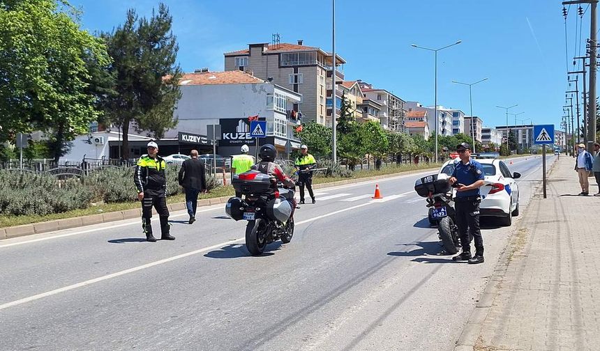 Sinop-Samsun yolunda trafik kazası