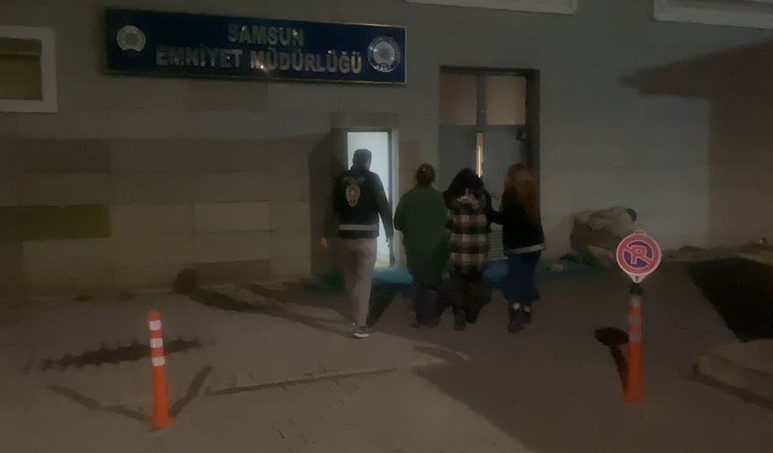 Hırsızlık yaptıkları iddiasıyla aranan 2 kadın Samsun'da suçüstü yakalandı
