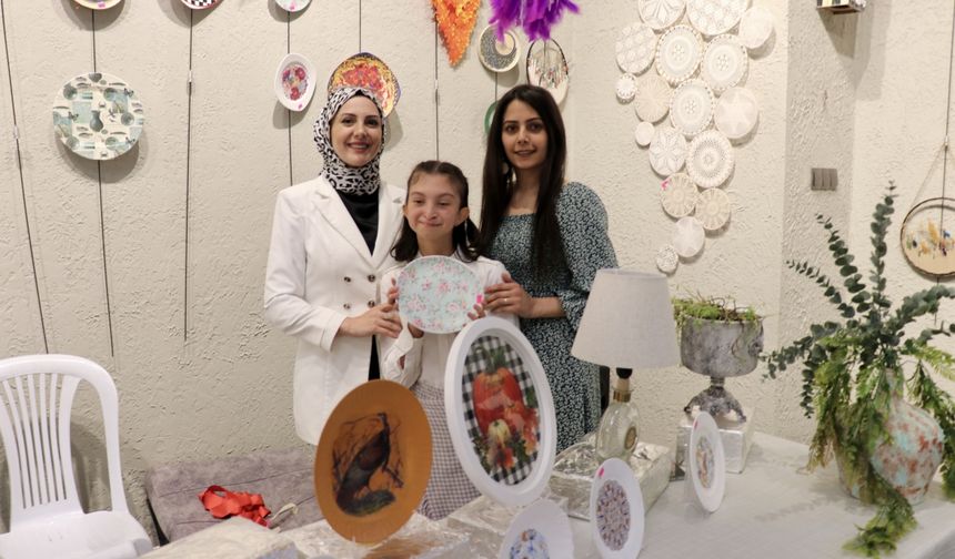 Trabzon'da özel eğitim öğrencilerinin ürettiği ürünler sergileniyor