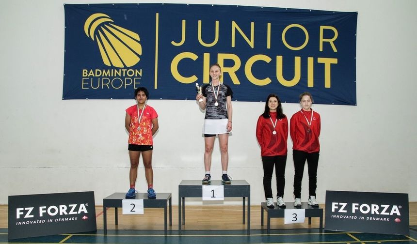 Milli badmintoncu Ravza Bodur Bulgaristan’dan bronz madalyayla döndü