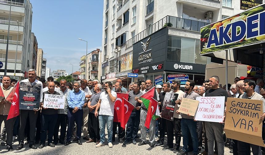 HATAY - İsrail'in Gazze'ye saldırıları protesto edildi
