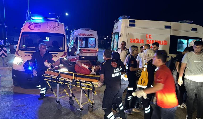 ELAZIĞ - Minibüsün devrilmesi sonucu 1 kişi öldü, 7 kişi yaralandı