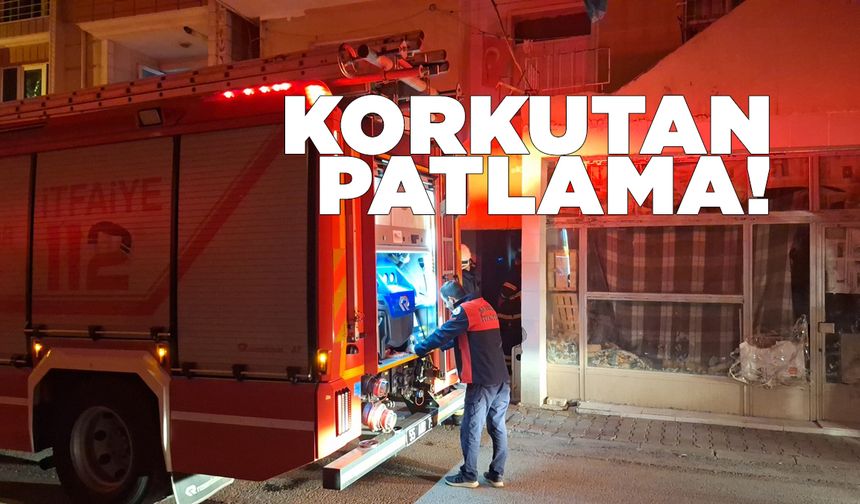 Komşu ilde gaz sıkışması nedeniyle patlama yaşandı