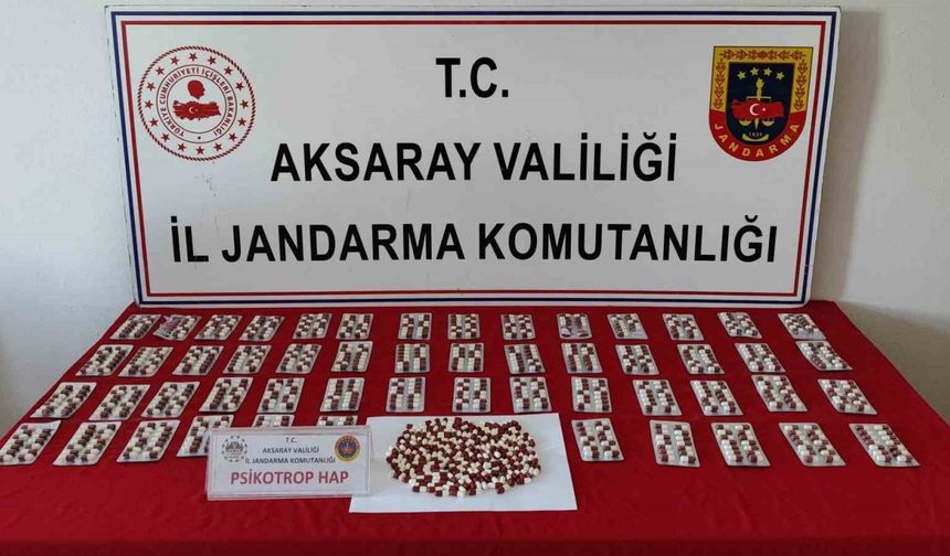 Aksaray’da uyuşturucu hap operasyonu: 1 tutuklama