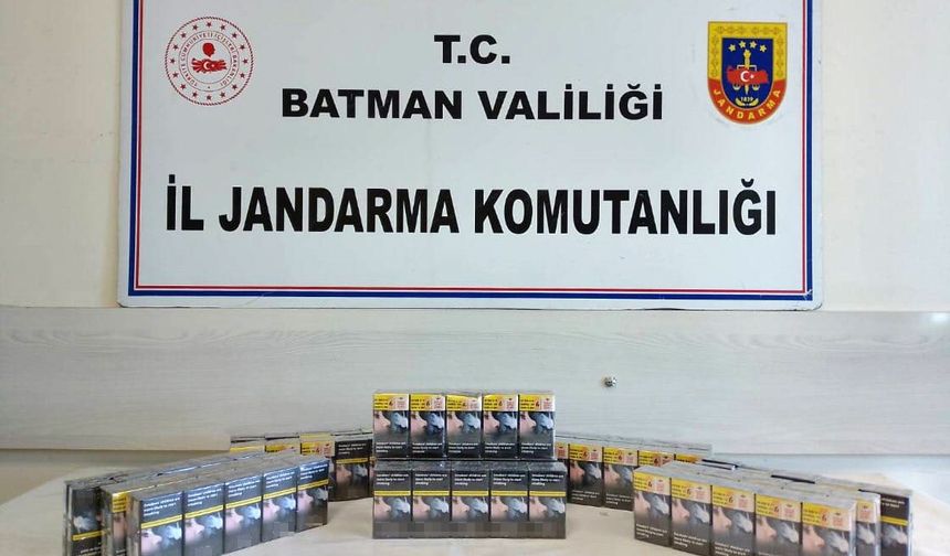 Batman’da kaçak sigara operasyonu