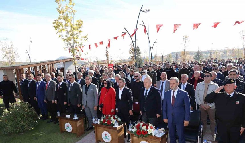 Kahveci dağı konaklamalı orman parkı muhteşem bir törenle açıldı