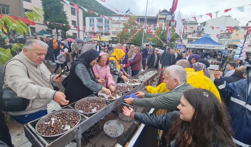 Erfelek Kestane Festivali yoğun katılımla gerçekleşti