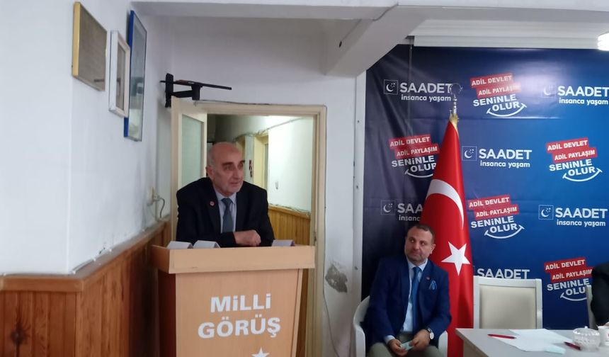 Saadet Partisi Sinop İl Divan Toplantısı geniş katılımla gerçekleştirildi