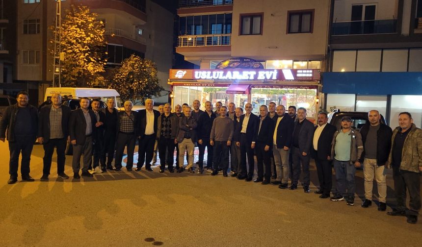 Giresun Ziraat Odası Başkanı Karan muhtarlarla bir araya geldi