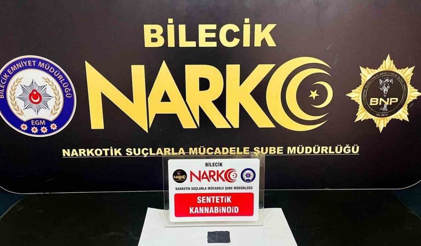 Bilecik’te otobüs terminalinde uyuşturucu madde ile yakalandı