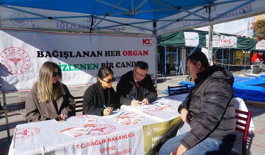 Edirne’de organ bağışının önemine dikkat çekildi