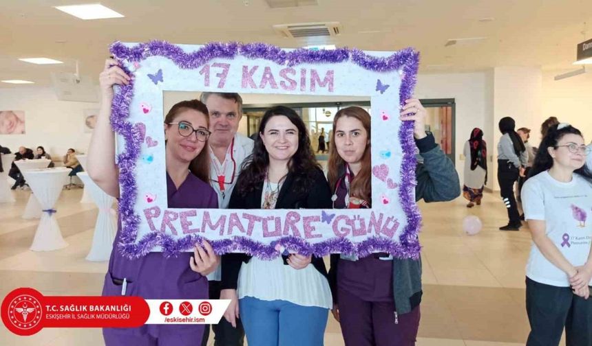 Eskişehir Şehir Hastanesi’nde Dünya Prematüre günü etkinliği yapıldı