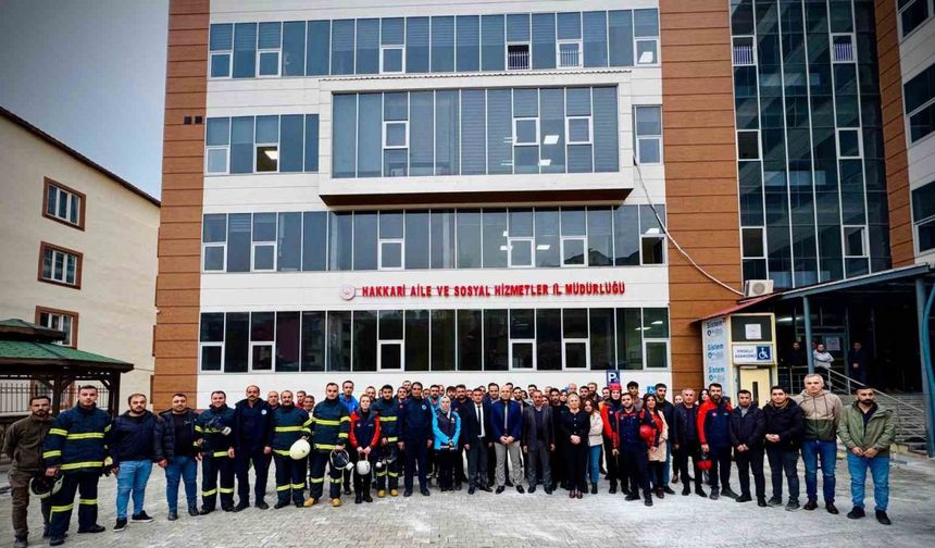 Hakkari’de nefes kesen tatbikat