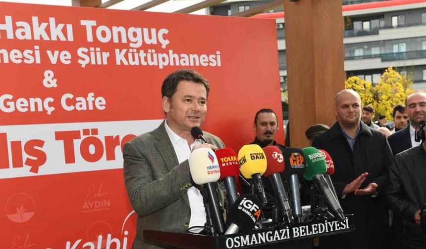 İsmail Hakkı Tonguç Bağış ve Şiir Kütüphanesi ile Genç Kafe açıldı