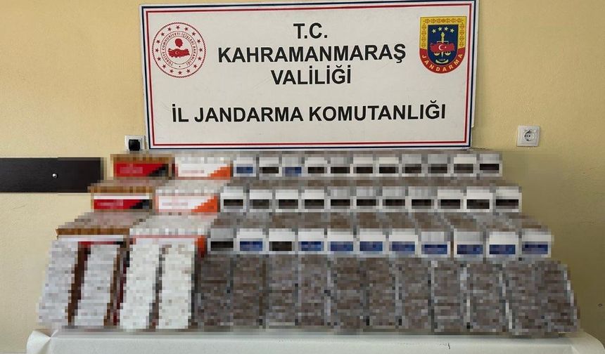 Kahramanmaraş’ta kaçakçılık operasyonu