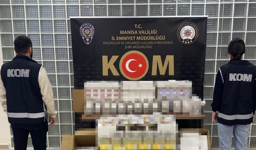 Manisa Emniyeti’nden kaçak sigara operasyonu