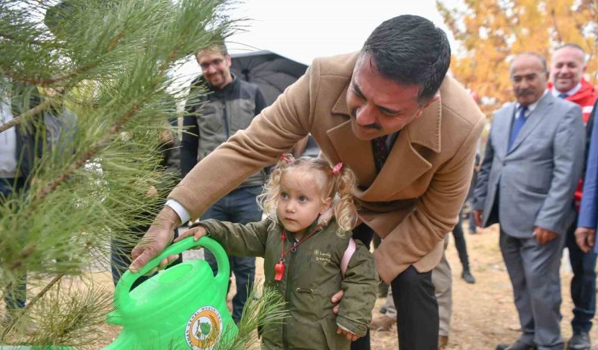 Tunceli’de 35 bin fidan toprakla buluşturuldu