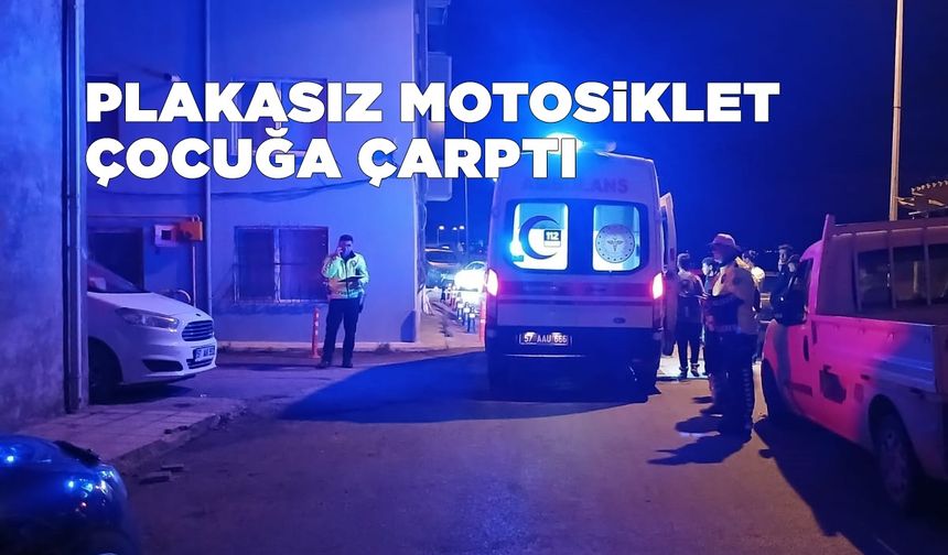 Sinop’ta kaza: 1 çocuk yaralandı