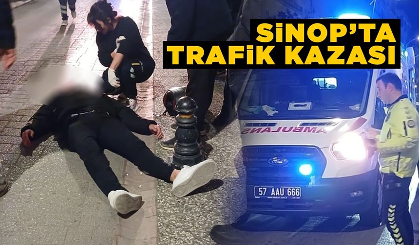 Sinop’ta trafik kazası