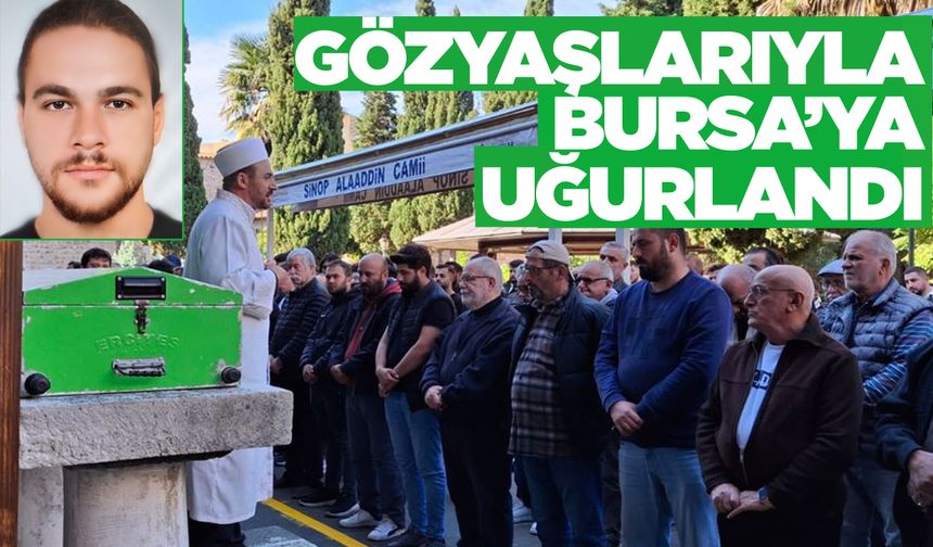 Sinoplu dalgıcın cenazesi Bursa’ya gönderildi