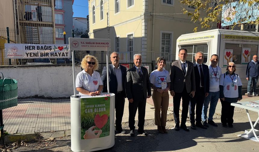 Sinop’ta organ bağışına dikkat çekildi