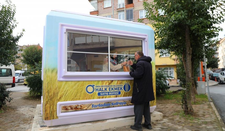 Ordu'da Halk Ekmek satışı başladı