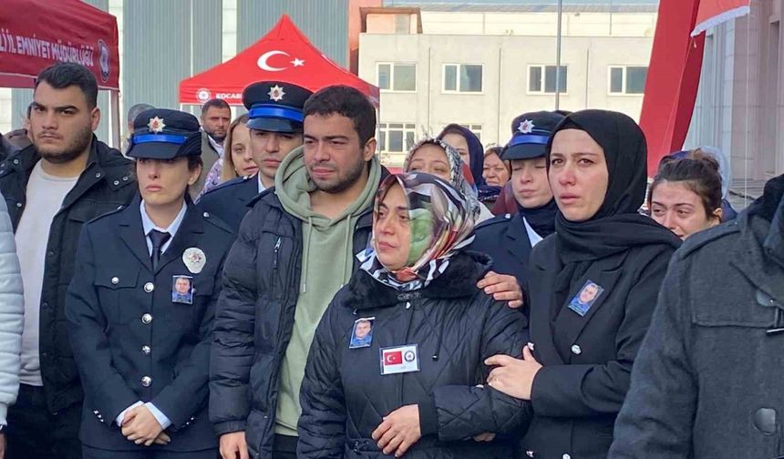 Hayatını kaybeden polis için tören yapıldı