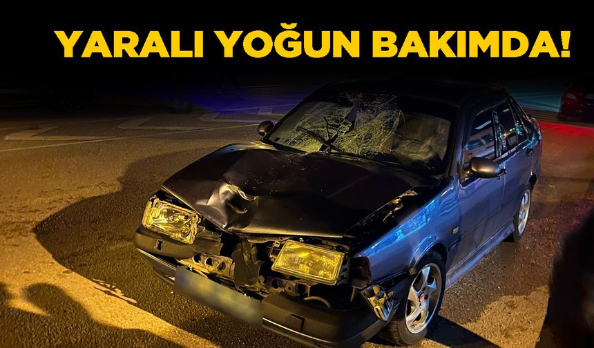 Sinop'ta aracın çarptığı yaya ağır yaralandı