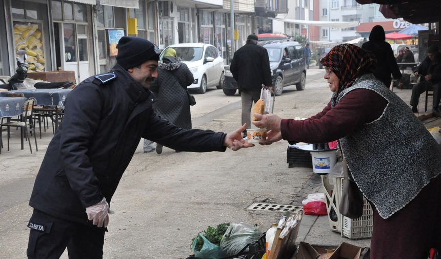 Belediyeden yürek ısıtan ikram