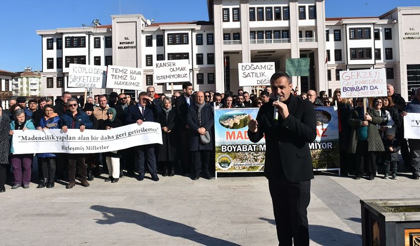 CHP Sinop Milletvekili Karadeniz maden sahasına tepki gösterdi