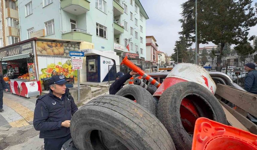 Çorum’da kaldırım işgaline izin verilmiyor