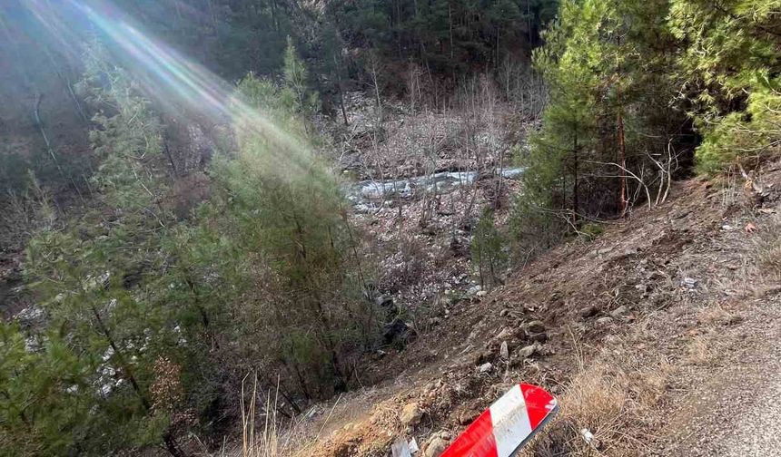 Kontrolden çıkan kamyonet uçuruma yuvarlandı: 1 ölü