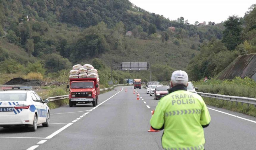 Ordu’da bir haftada 12 binden fazla araç denetlendi