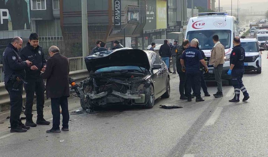 Samsun’da zincirleme kaza: 5 yaralı