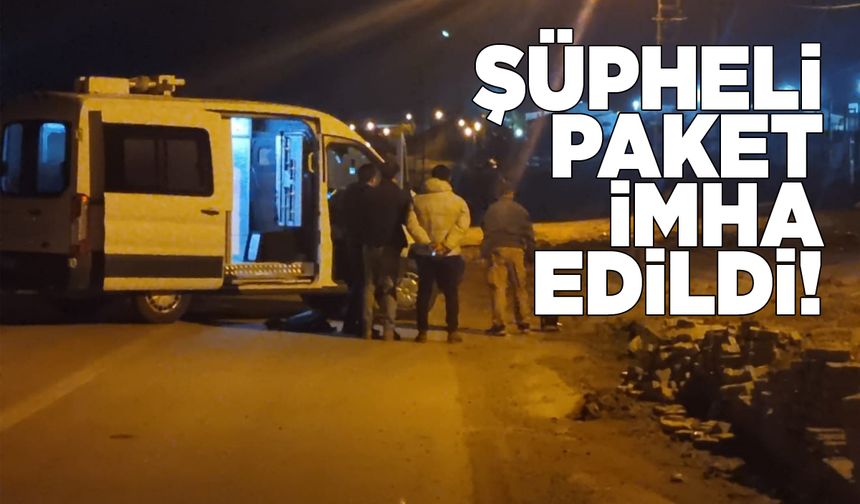 Sinop'ta üniversite kampüsünde şüpheli paket alarmı