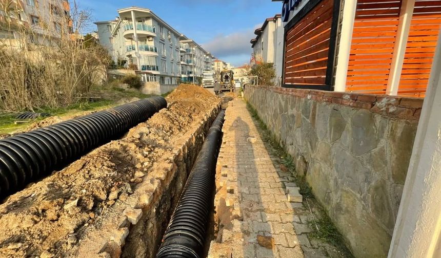 Sinop'ta yağmur sonrası taşkın riski azaltılıyor