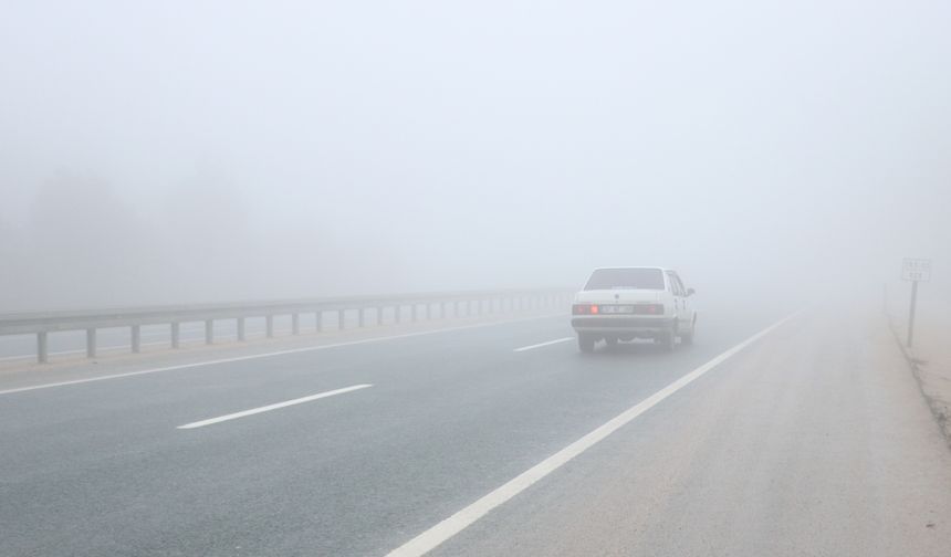 Kastamonu'da sis etkili oldu