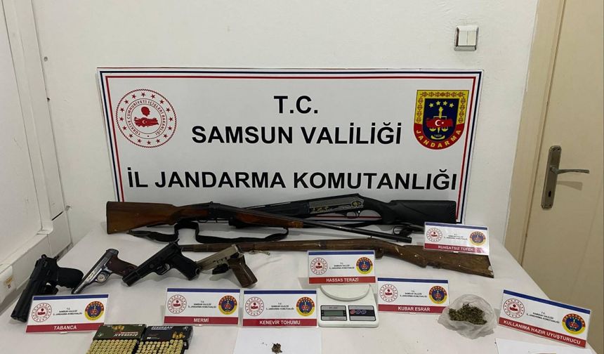 Samsun'da uyuşturucu operasyonu: 2 gözaltı