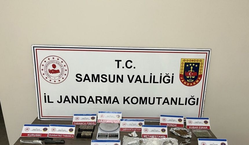 Samsun’da narkotik operasyonu