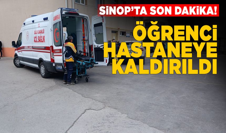 Sinop’ta öğretmen aracıyla öğrenciye çarptı