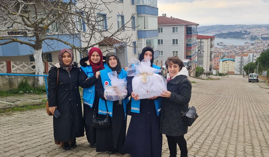 TDV Sinop Şubesi Kadın Kolları’ndan gençlere çeyiz desteği