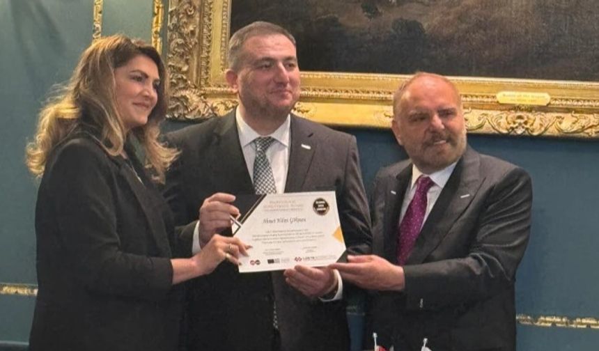 Sinoplu iş adamına Londra'da başarı ödülü