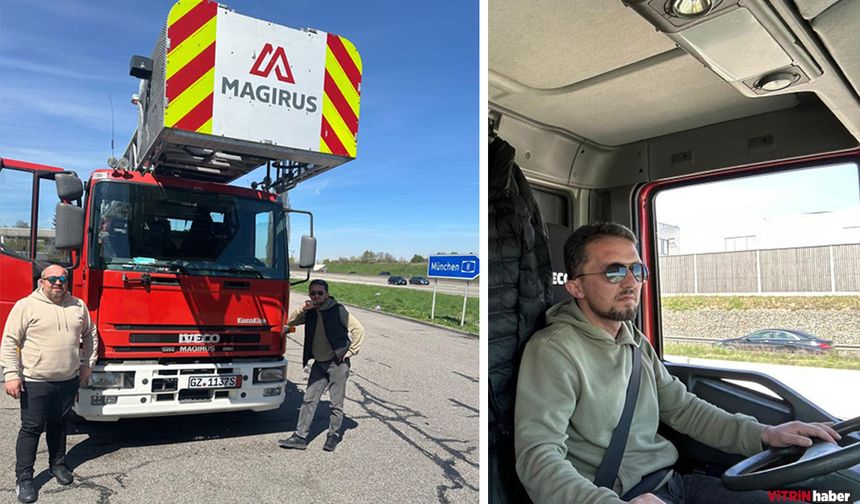 Yeni itfaiye aracı yola çıktı