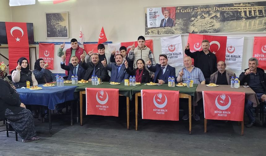 BBP Ayancık İlçe Başkanı Bayram Ün güven tazeledi