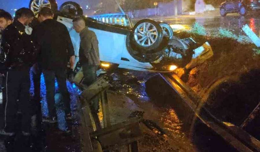 Keşan’da ki kazada 3 kişi yaralandı
